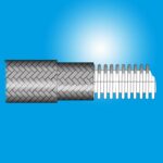 parallelgegolfde metaalslang